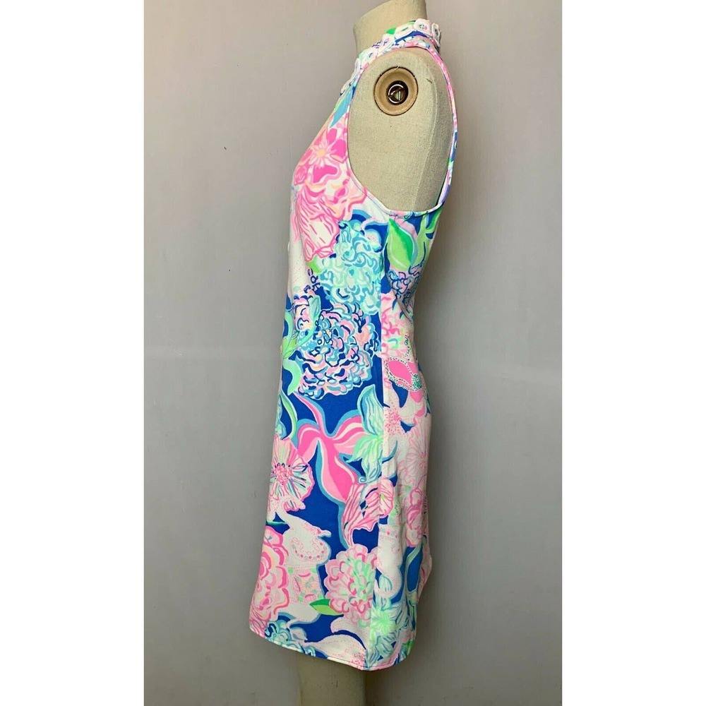 Lilly Pulitzer Dress 6 White Pink Blue Jane Shift‎ Peony for your Thoughts - Picture 6 of 12